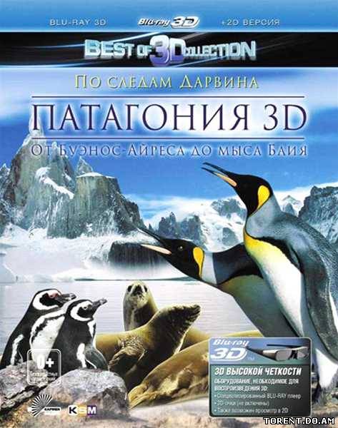Патагония: По следам Дарвина 3D / Patagonien 3D (2012/HDRip)
