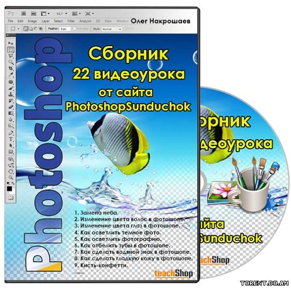 Сборник 22 видеоурока по фотошопу от PhotoshopSunduchok (2013/RUS)
